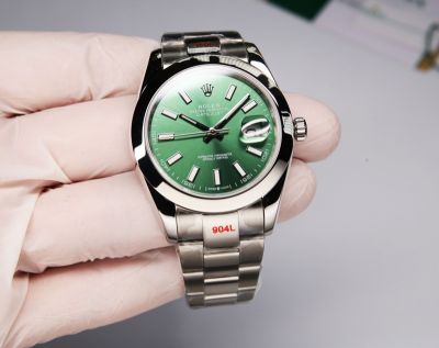 ROLEX 904L Steel 8215 Automatic Movement Green 41MM Watch